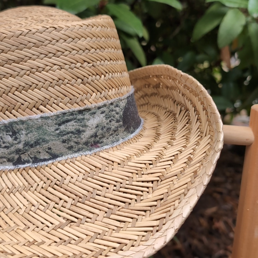 Woven Wicker Cowboy Cowgirl Hat